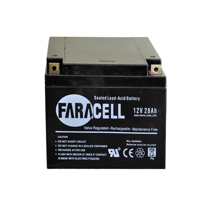 باتری یو پی اس مدل Faracell 12V28AH فاراسل 12 ولت 28 آمپر ساعت Faracell 12V28AH 12V 28AH UPS Battery